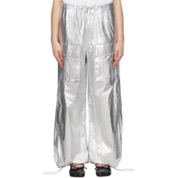 MM6 메종 마르지엘라 MM6 메종마르지엘라 Maison Margiela Silver Tyvek Trousers 241188F086013