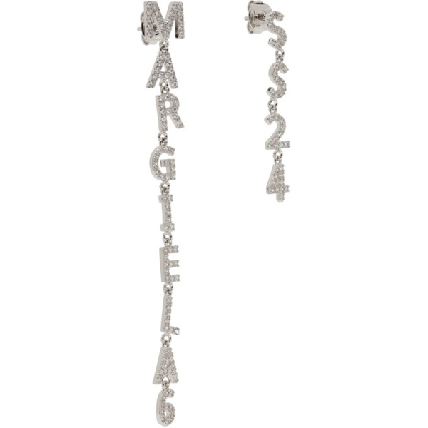  MM6 메종 마르지엘라 MM6 메종마르지엘라 Maison Margiela Silver Letter Earrings 241188M144006