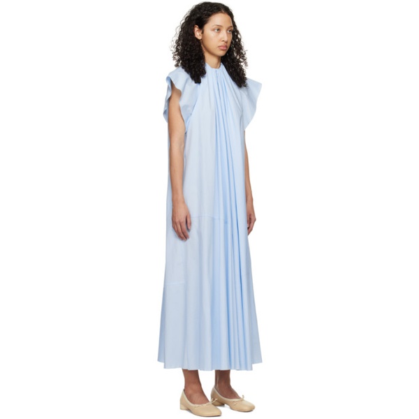  MM6 메종 마르지엘라 MM6 메종마르지엘라 Maison Margiela Blue Gathered Maxi Dress 241188F055002