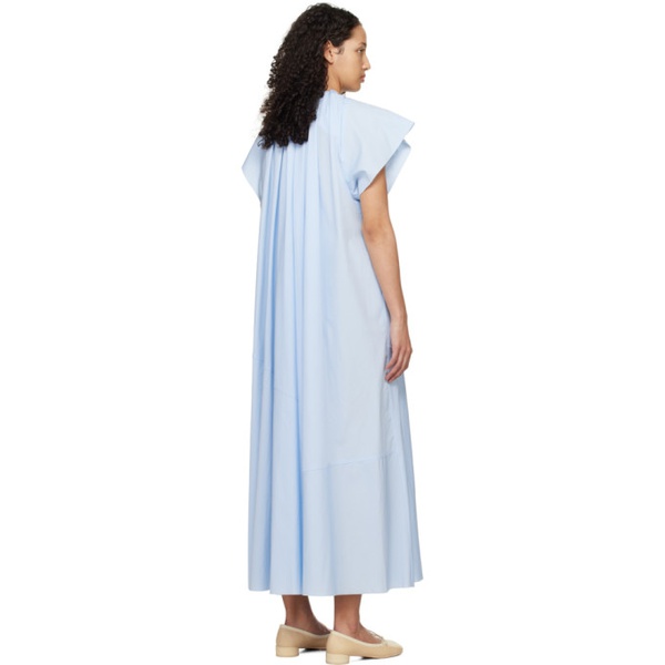  MM6 메종 마르지엘라 MM6 메종마르지엘라 Maison Margiela Blue Gathered Maxi Dress 241188F055002
