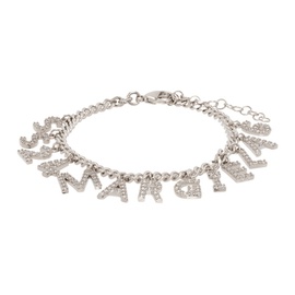 MM6 메종 마르지엘라 MM6 메종마르지엘라 Maison Margiela Silver Letter Charms Bracelet 241188F020004