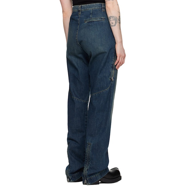  MM6 메종 마르지엘라 MM6 메종마르지엘라 Maison Margiela Blue Five-Pocket Jeans 241188F069008