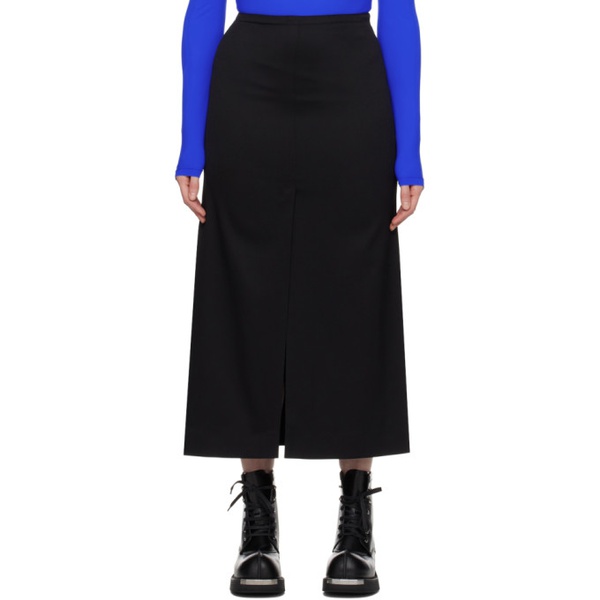  MM6 메종 마르지엘라 MM6 메종마르지엘라 Maison Margiela Black Vented Maxi Skirt 241188F093016