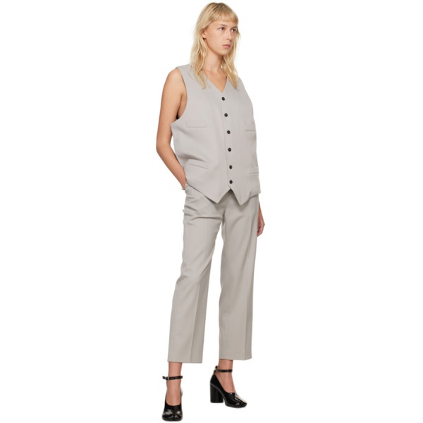  MM6 메종 마르지엘라 MM6 메종마르지엘라 Maison Margiela Gray Three-Pocket Trousers 241188F087006