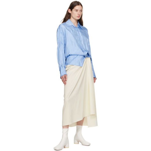  MM6 메종 마르지엘라 MM6 메종마르지엘라 Maison Margiela 오프화이트 Off-White Wrap Maxi Skirt 232188F093008