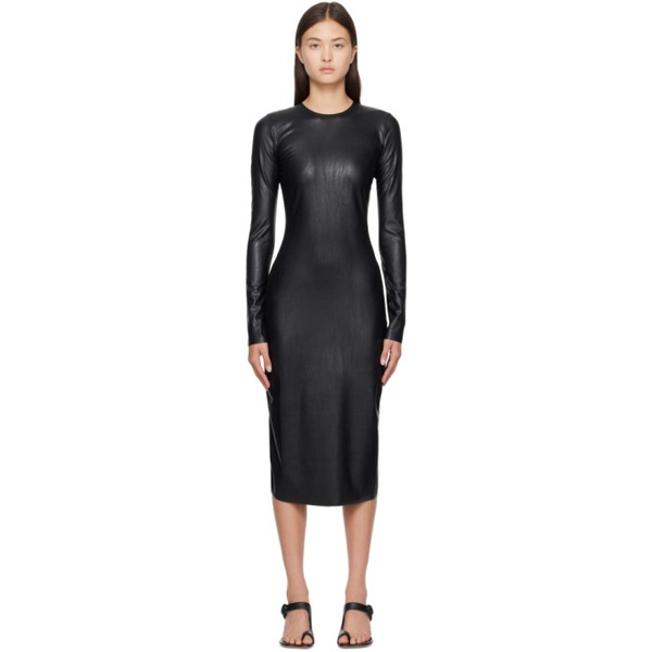  MM6 메종 마르지엘라 MM6 메종마르지엘라 Maison Margiela Black Bodycon Midi Dress 232188F054012