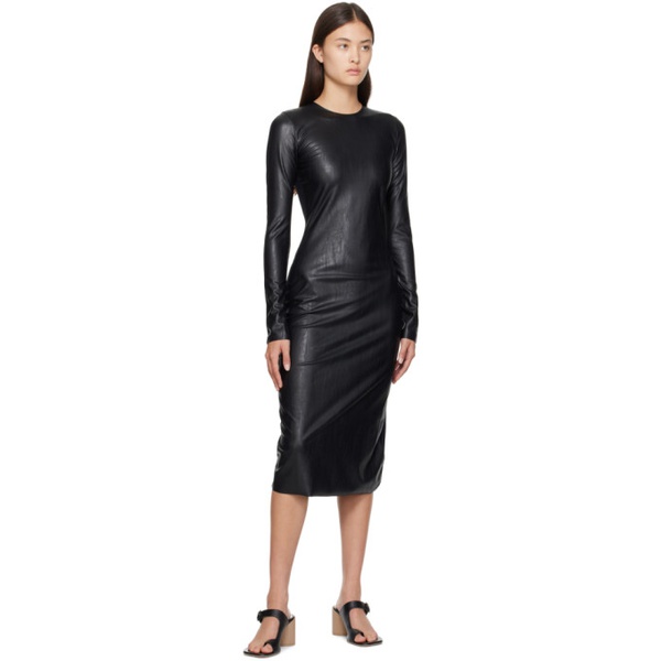  MM6 메종 마르지엘라 MM6 메종마르지엘라 Maison Margiela Black Bodycon Midi Dress 232188F054012