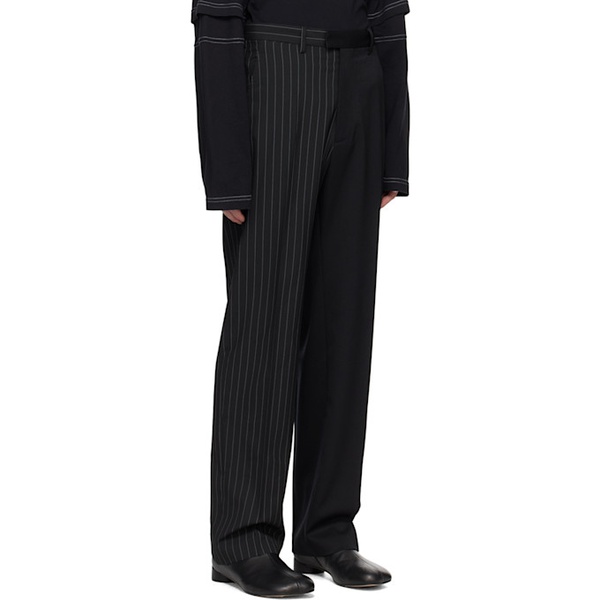  MM6 메종 마르지엘라 MM6 메종마르지엘라 Maison Margiela Black Paneled Trousers 241188M191014
