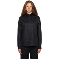 MM6 메종 마르지엘라 MM6 메종마르지엘라 Maison Margiela Black Embroidered Shirt 231188F109020
