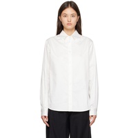 MM6 메종 마르지엘라 MM6 메종마르지엘라 Maison Margiela White Embroidered Shirt 231188F109018