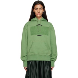 MM6 메종 마르지엘라 MM6 메종마르지엘라 Maison Margiela Green Patch Hoodie 231188F097003