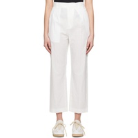 MM6 메종 마르지엘라 MM6 메종마르지엘라 Maison Margiela White Pinstripe Trousers 231188F087014