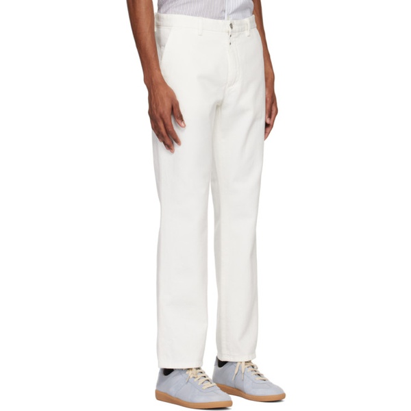  MM6 메종 마르지엘라 MM6 메종마르지엘라 Maison Margiela 오프화이트 Off-White Four-Pocket Jeans 231188M191016