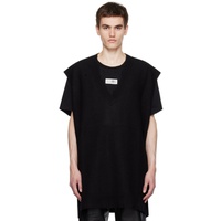 MM6 메종 마르지엘라 MM6 메종마르지엘라 Maison Margiela Black V-Neck Dress 232188M213000