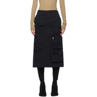 MM6 메종 마르지엘라 MM6 메종마르지엘라 Maison Margiela Black Pocket Midi Skirt 242188F092005