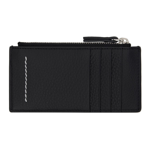  MM6 메종 마르지엘라 MM6 메종마르지엘라 Maison Margiela Black Numeric Zip Card Holder 242188M163004