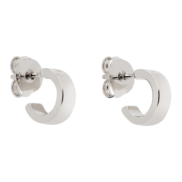  MM6 메종 마르지엘라 MM6 메종마르지엘라 Maison Margiela Silver Logo Earrings 242188F022004