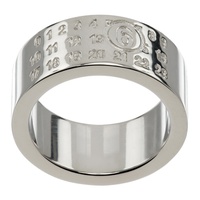 MM6 메종 마르지엘라 MM6 메종마르지엘라 Maison Margiela Silver Numeric Minimal Signature Ring 242188M147009
