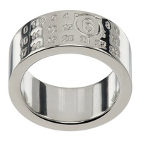 MM6 메종 마르지엘라 MM6 메종마르지엘라 Maison Margiela Silver Numeric Minimal Signature Ring 242188F024004