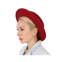 메종 미셸 Maison Michel Red Kiki Chinese New Year Embellished Hat 1041125001-Red