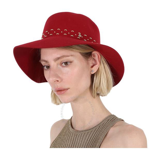  메종 미셸 Maison Michel Red New Kendall Chinese Canotier Hat 1064071001-Red