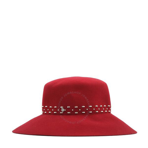  메종 미셸 Maison Michel Red New Kendall Chinese Canotier Hat 1064071001-Red