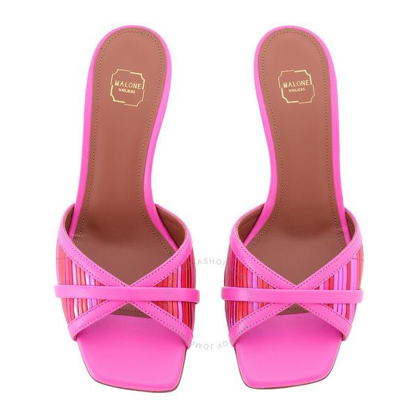  Malone Souliers Ladies Hot Pink Perla 70 Sandals Perla 70-50-HOT PINK/HOT Pink