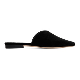 Manolo Blahnik Black Sinbelmu Slippers 222140F121002