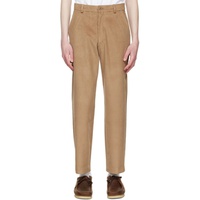Manors Golf Brown Cotton Pants 222576M191003