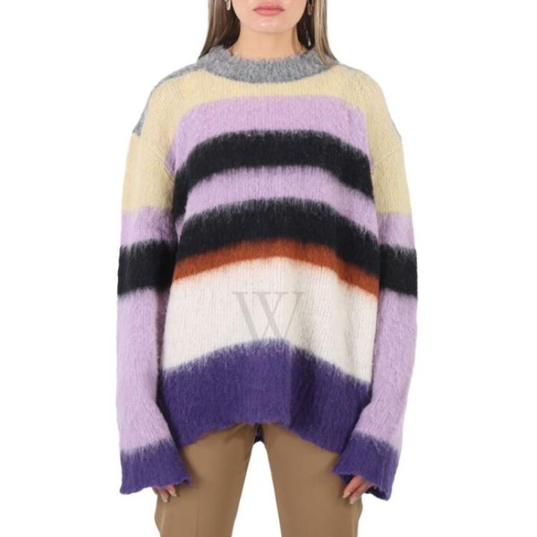 마크제이콥스 마크 제이콥스 Marc Jacobs Ladies Horizontal-stripe Pattern Long-sleeve Jumper N620W02RE21-960