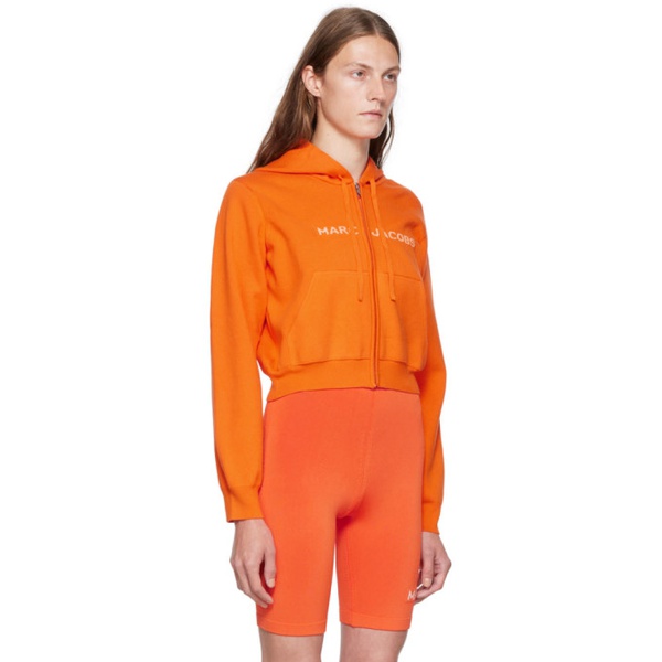 마크제이콥스 마크 제이콥스 Marc Jacobs Orange The Cropped Zip Hoodie Hoodie 222190F097001
