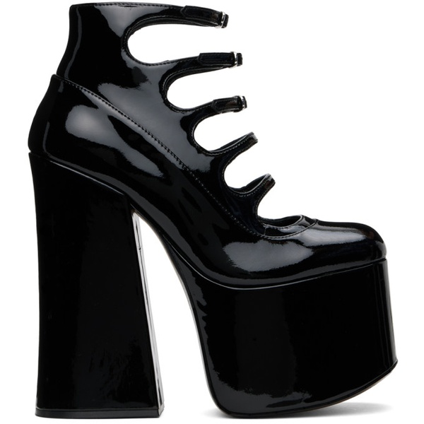 마크제이콥스 마크 제이콥스 Marc Jacobs Black The Patent Leather Kiki Heels 242190F122002