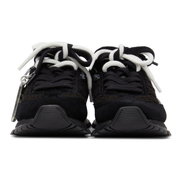 마크제이콥스 마크 제이콥스 Marc Jacobs Black The Teddy Jogger Sneakers 221190F128000