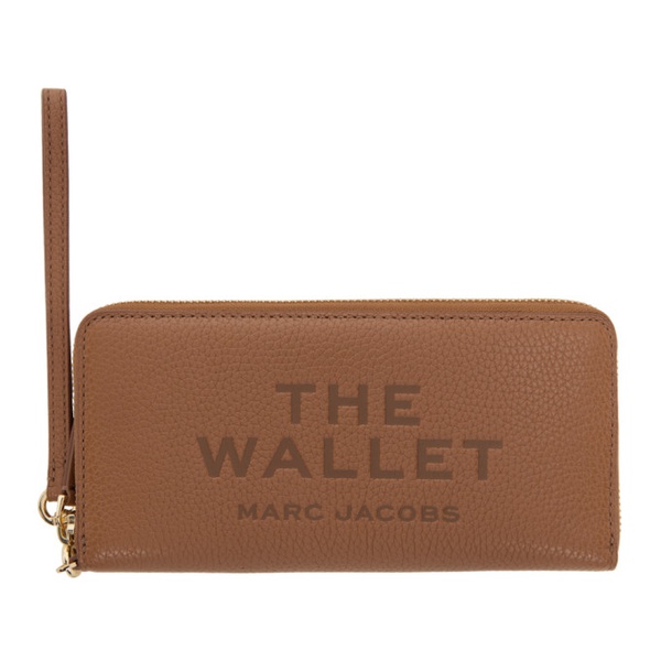 마크제이콥스 마크 제이콥스 Marc Jacobs Brown The Leather Continental Wallet 242190F040039