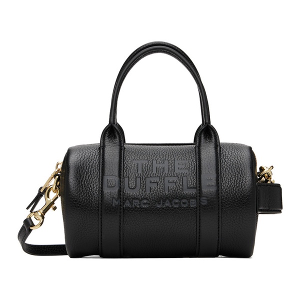 마크제이콥스 마크 제이콥스 Marc Jacobs Black The Leather Mini Duffle Bag 242190F046005