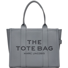 마크 제이콥스 Marc Jacobs Gray The Leather Large Tote 242190F049006