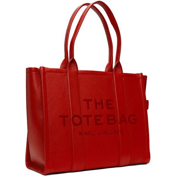 마크제이콥스 마크 제이콥스 Marc Jacobs Red The Leather Large Tote 242190F049007