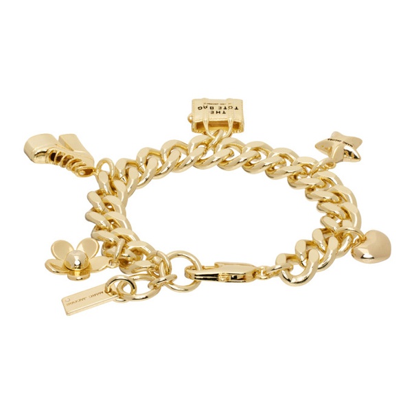 마크제이콥스 마크 제이콥스 Marc Jacobs Gold The Mini Icon Charm Bracelet 242190F020007