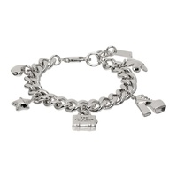 마크 제이콥스 Marc Jacobs Silver The Mini Icon Charm Bracelet 242190F020008