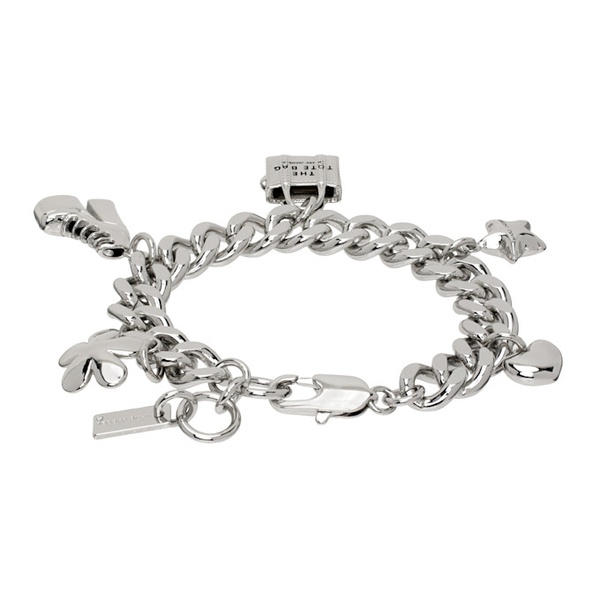 마크제이콥스 마크 제이콥스 Marc Jacobs Silver The Mini Icon Charm Bracelet 242190F020008