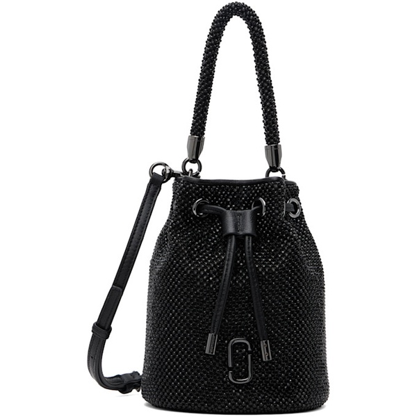 마크제이콥스 마크 제이콥스 Marc Jacobs Black The Rhinestone Mini Bucket Bag 242190F048035