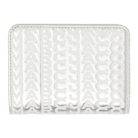 마크 제이콥스 Marc Jacobs Silver The Monogram Mini Compact Wallet 232190F040052