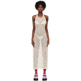 Marco Rambaldi SSENSE Exclusive 오프화이트 Off-White Heart Maxi Dress 231761F055010