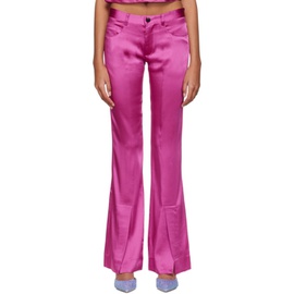 Marco Rambaldi Pink Flared Trousers 222761F087004