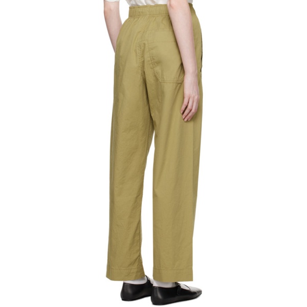  마가렛호웰 Margaret Howell Khaki Wide-Leg Lounge Pants 231601F086002