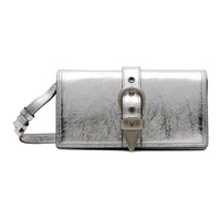 마지 셔우드 Marge Sherwood Silver Belted Flap Bag 232369F048038