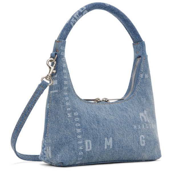  마지 셔우드 Marge Sherwood Blue Mini Strap Bag 241369F048032