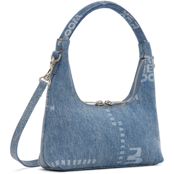  마지 셔우드 Marge Sherwood Blue Mini Strap Bag 241369F048032