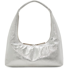마지 셔우드 Marge Sherwood Silver Medium Crinkled Shoulder Bag 232369F048012