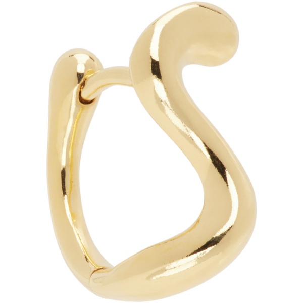  마리아 블랙 Maria Black Gold Lotus 9 Single Huggie Earring 241353F022021